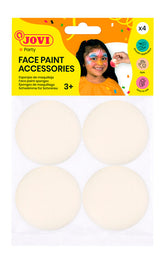 BOLSA 4 ESPONJAS JOVI MAQUILLAJE FACE PAINT | 12 UNIDADES | (JOVI)